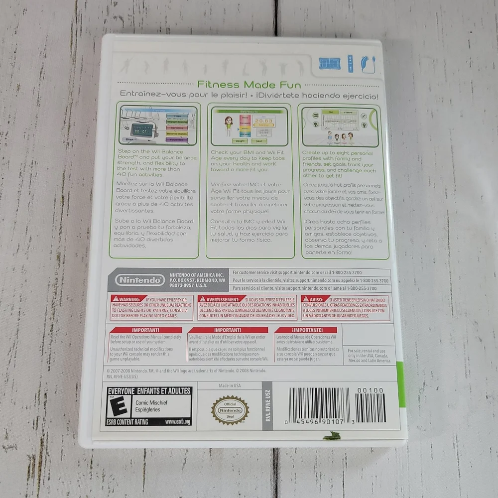 Wii Fit Nintendo Wii Video Game Pre- Owned Condition